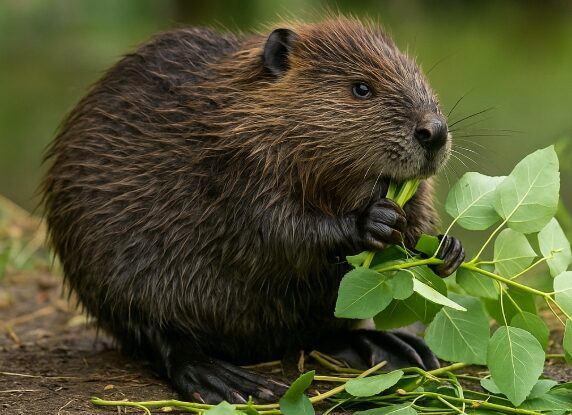 beaver forage requirements eating aspen